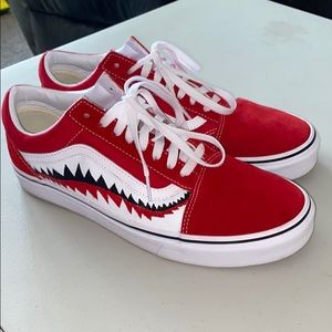 Bape shark teeth vans